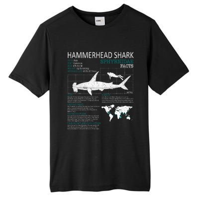 Hammerhead Shark Facts Shark Funny Lover Gift Tall Fusion ChromaSoft Performance T-Shirt