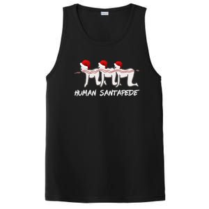 Hu Santapede Funny Santa Claus Christmas Holiday Humor Cute Gift PosiCharge Competitor Tank