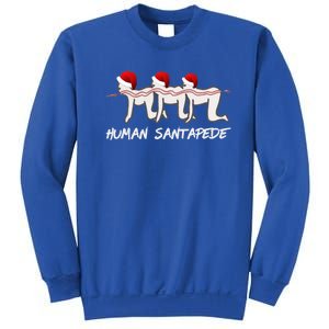 Hu Santapede Funny Santa Claus Christmas Holiday Humor Cute Gift Sweatshirt