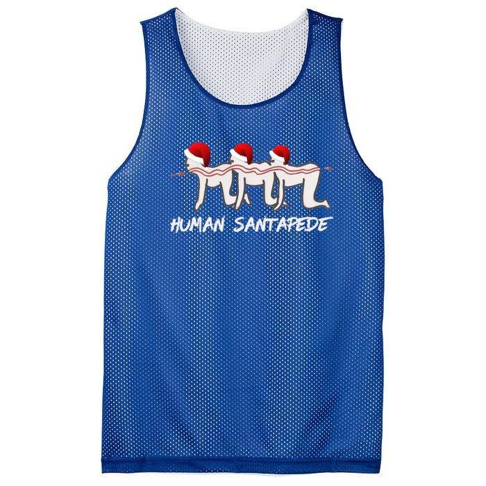 Hu Santapede Funny Santa Claus Christmas Holiday Humor Cute Gift Mesh Reversible Basketball Jersey Tank