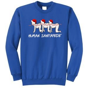 Hu Santapede Funny Santa Claus Christmas Holiday Humor Cute Gift Tall Sweatshirt