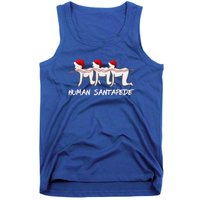 Hu Santapede Funny Santa Claus Christmas Holiday Humor Cute Gift Tank Top