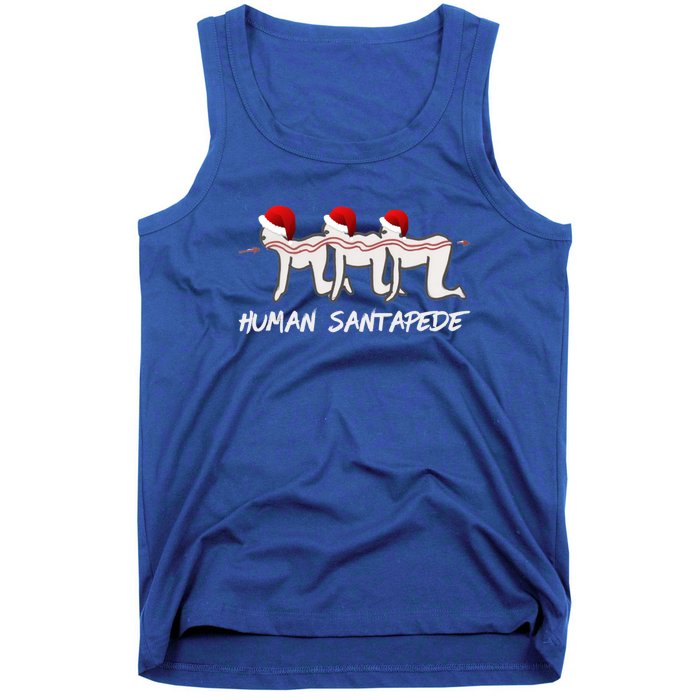 Hu Santapede Funny Santa Claus Christmas Holiday Humor Cute Gift Tank Top