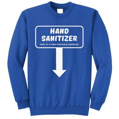 Hand Sanitizer Funny Humour Christmas Naughty Gag Sweatshirt