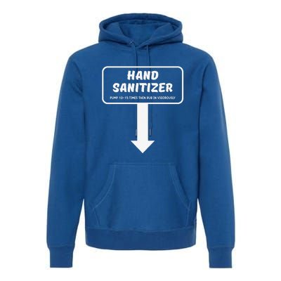 Hand Sanitizer Funny Humour Christmas Naughty Gag Premium Hoodie