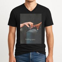 Holding Space For The Lyrics Of Defying V-Neck T-Shirt