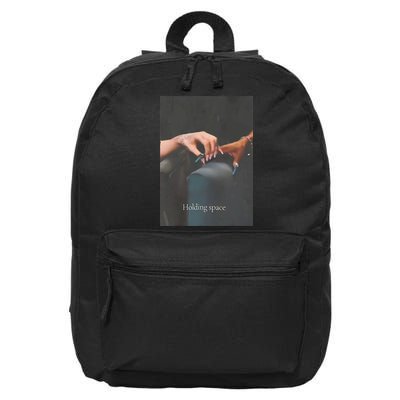 Holding Space For The Lyrics Of Defying 16 in Basic Backpack