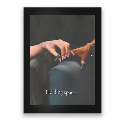 Holding Space For The Lyrics Of Defying Poster