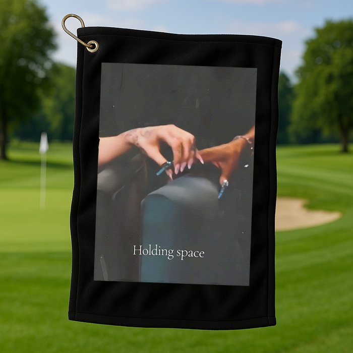 Holding Space For The Lyrics Of Defying Golf Towel