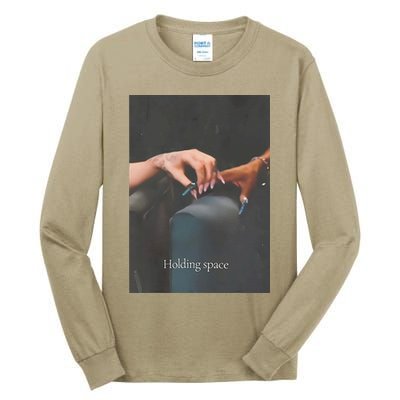 Holding Space For The Lyrics Of Defying Tall Long Sleeve T-Shirt