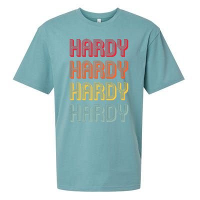 H.A.R.D.Y Surname Funny Vintage 80s Birthday Sueded Cloud Jersey T-Shirt