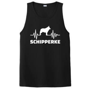 Heartbeat Schipperke Funny Gift PosiCharge Competitor Tank