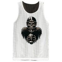 Halloween Skeleton Football Player Spooky Sports Graphic Mesh Reversible Basketball Jersey Tank