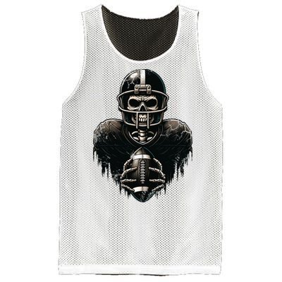 Halloween Skeleton Football Player Spooky Sports Graphic Mesh Reversible Basketball Jersey Tank