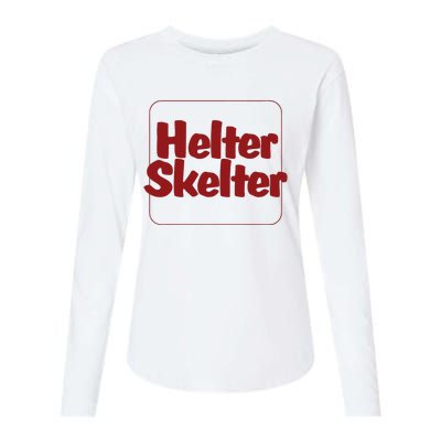 Helter Skelter Funny Womens Cotton Relaxed Long Sleeve T-Shirt