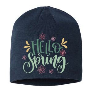 Hello Spring Flowers Sustainable Beanie