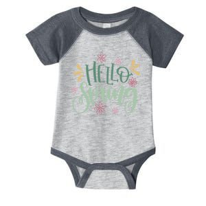 Hello Spring Flowers Infant Baby Jersey Bodysuit