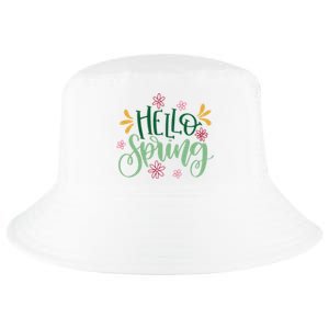 Hello Spring Flowers Cool Comfort Performance Bucket Hat