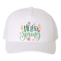 Hello Spring Flowers Yupoong Adult 5-Panel Trucker Hat