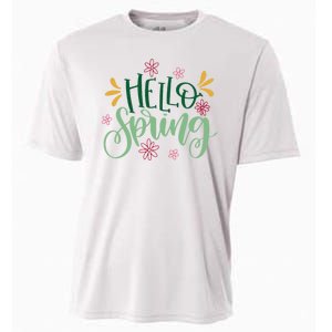 Hello Spring Flowers Cooling Performance Crew T-Shirt