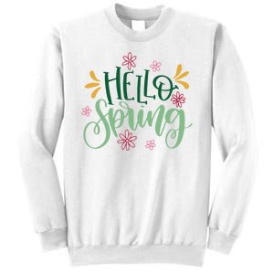 Hello Spring Flowers Sweatshirt