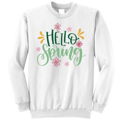 Hello Spring Flowers Sweatshirt