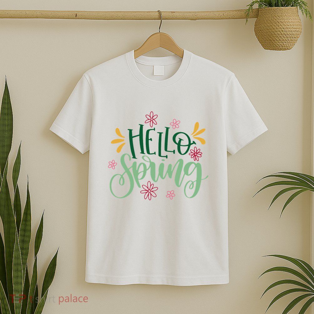Hello Spring Flowers T-Shirt