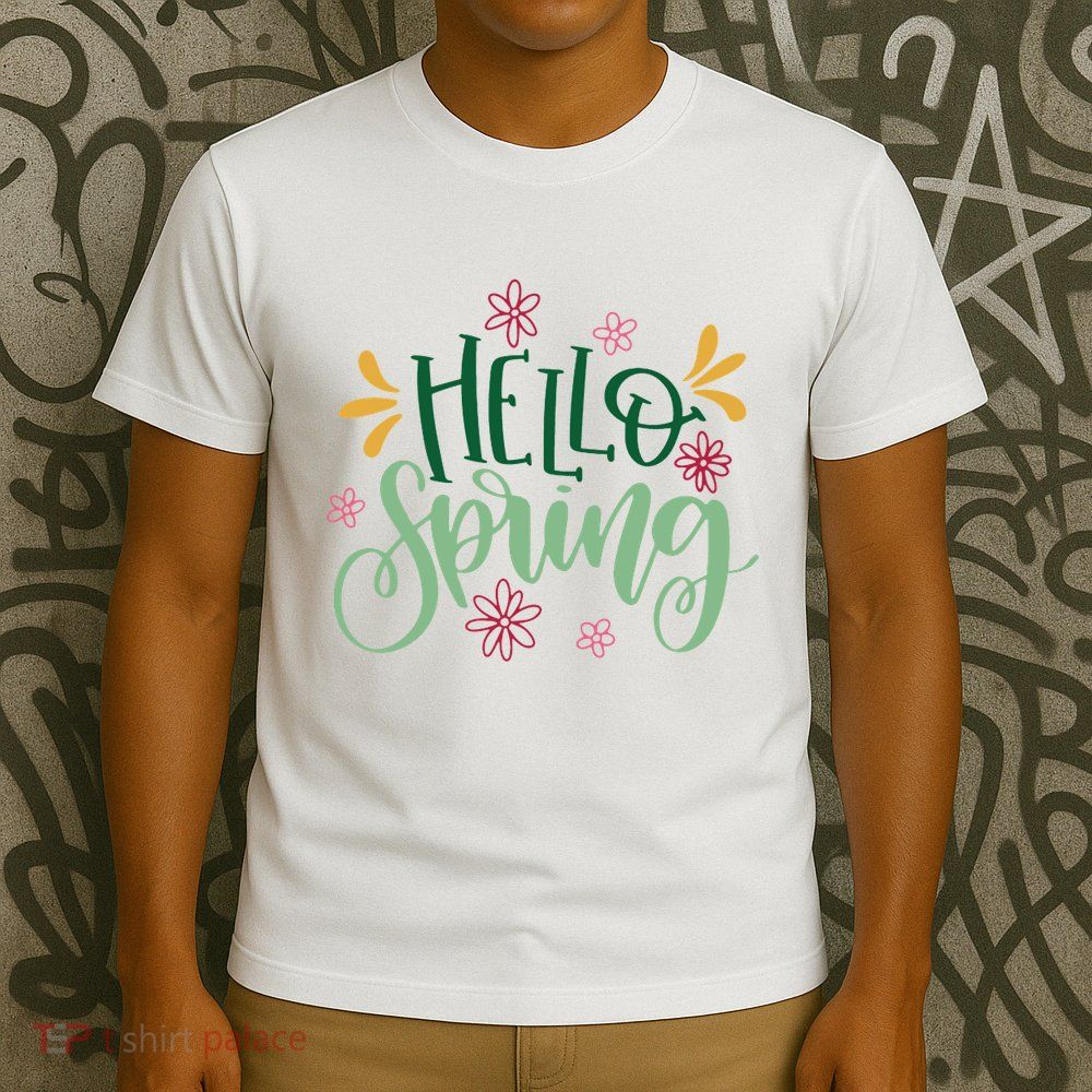 Hello Spring Flowers T-Shirt