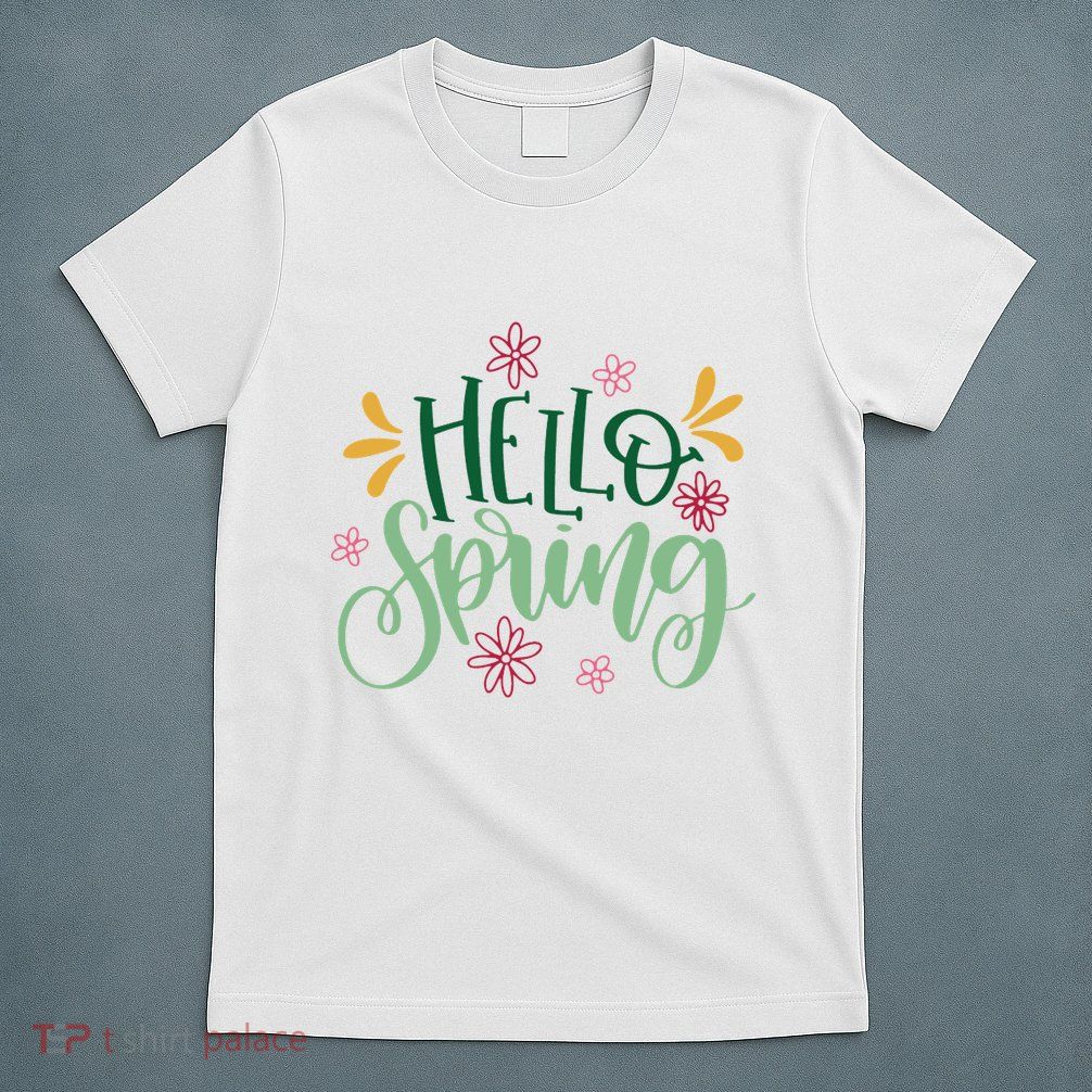 Hello Spring Flowers T-Shirt