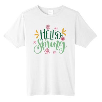 Hello Spring Flowers Tall Fusion ChromaSoft Performance T-Shirt