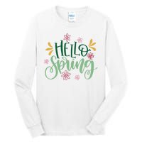 Hello Spring Flowers Tall Long Sleeve T-Shirt