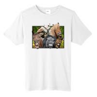 Horses Selfie Funny Tall Fusion ChromaSoft Performance T-Shirt