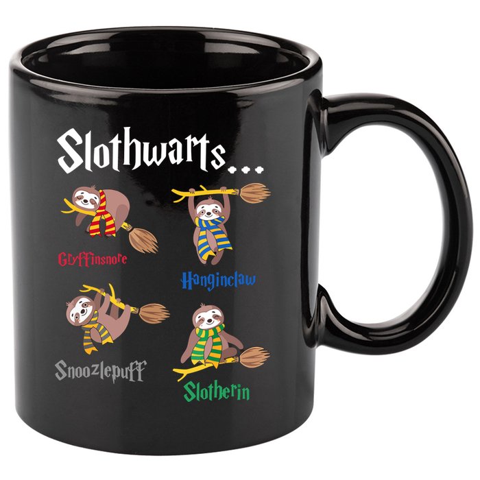 Harry Slothwarts Funny Birthday Gift Sloth 11oz C Handle Ceramic Mug