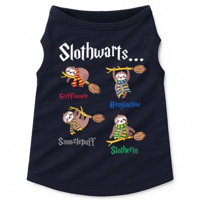Harry Slothwarts Funny Birthday Gift Sloth Doggie Tank