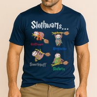 Harry Slothwarts Funny Birthday Gift Sloth Cooling Performance Crew T-Shirt