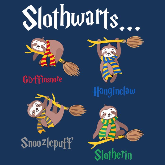 Harry Slothwarts Funny Birthday Gift Sloth Cooling Performance Crew T-Shirt
