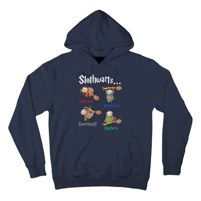 Harry Slothwarts Funny Birthday Gift Sloth Hoodie