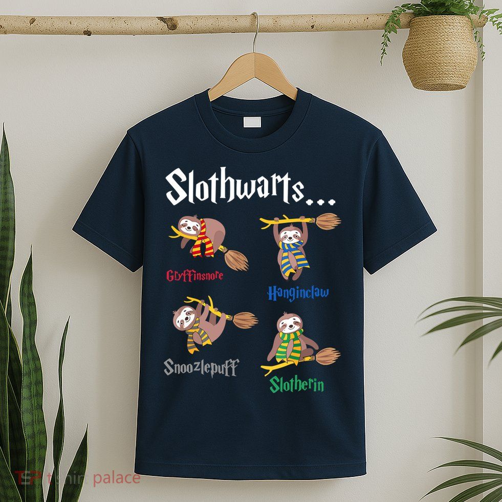 Harry Slothwarts Funny Birthday Gift Sloth T-Shirt