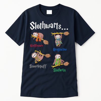 Harry Slothwarts Funny Birthday Gift Sloth Tall T-Shirt