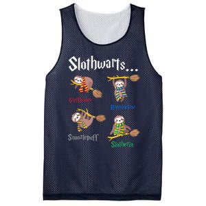 Harry Slothwarts Funny Birthday Gift Sloth Mesh Reversible Basketball Jersey Tank