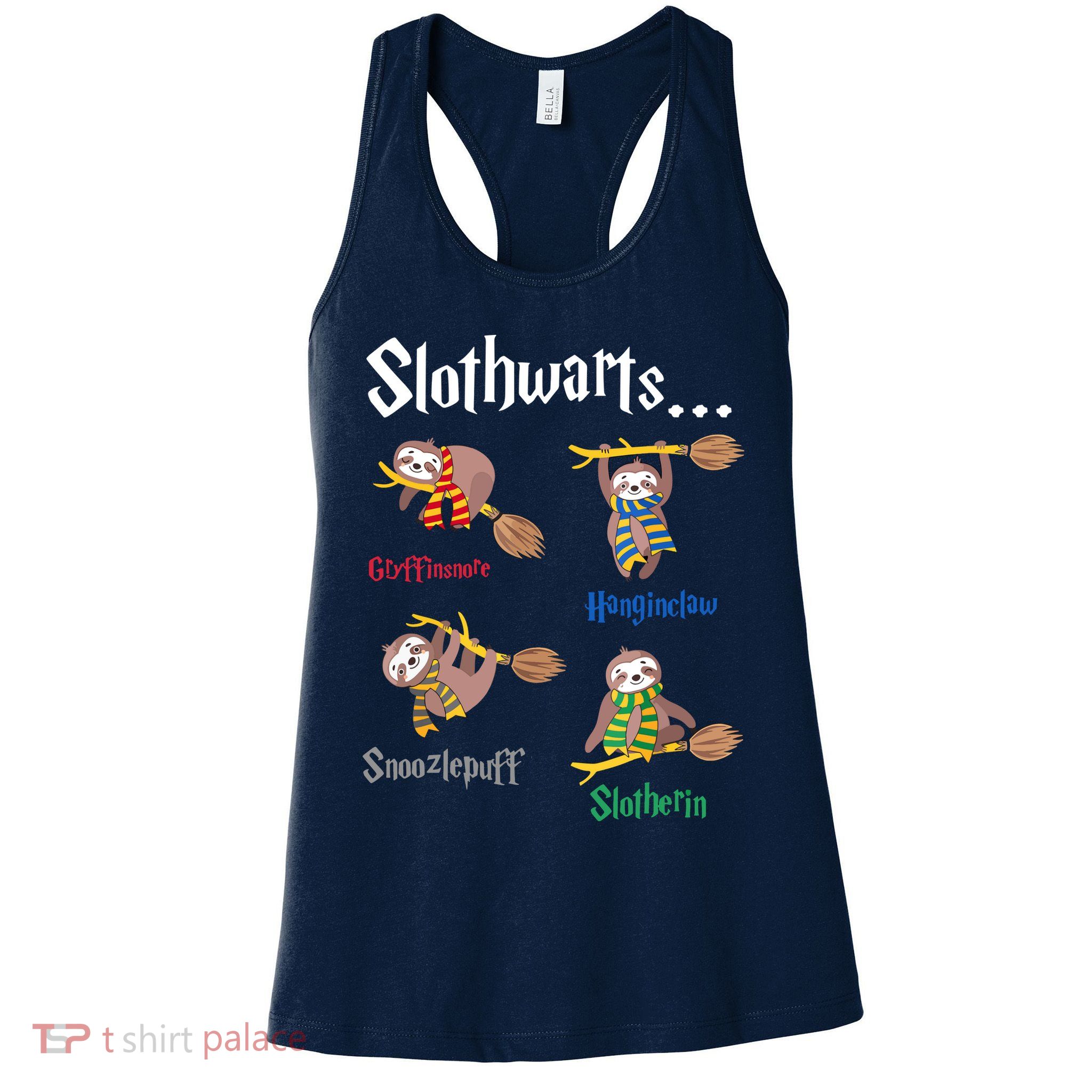 Harry Slothwarts Funny Birthday Gift Sloth Womens Tank Top