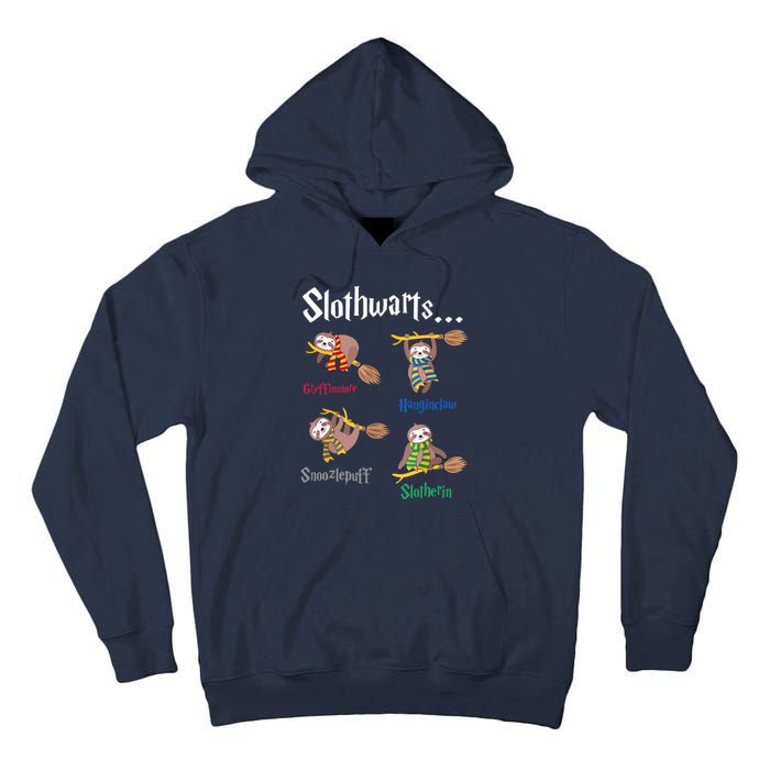 Harry Slothwarts Funny Birthday Gift Sloth Tall Hoodie