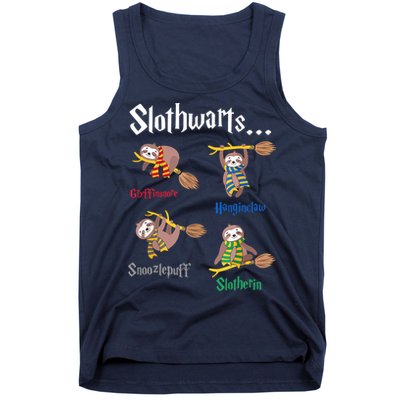 Harry Slothwarts Funny Birthday Gift Sloth Tank Top
