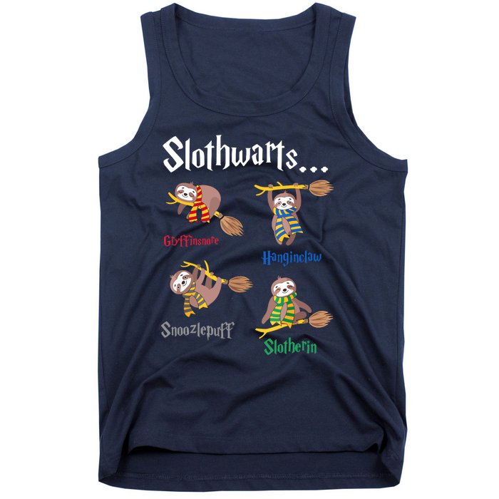 Harry Slothwarts Funny Birthday Gift Sloth Tank Top