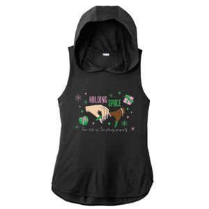 Holding Space For The Lyrics Of Defying Ladies PosiCharge Tri-Blend Wicking Draft Hoodie Tank