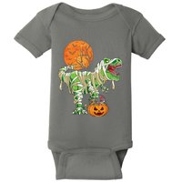 Halloween Shirts For Boy Dinosaur Trex Mummy Pumpkin Baby Bodysuit