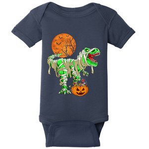 Halloween Shirts for Boy  Dinosaur T-rex Mummy Pumpkin Baby Bodysuit