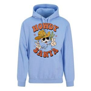 Howdy Santa Funny Cowboy Christmas Xmas Unisex Surf Hoodie