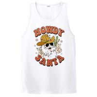 Howdy Santa Funny Cowboy Christmas Xmas PosiCharge Competitor Tank