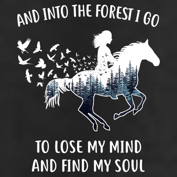 Horse Shirts For Women: Into The Forest I Go Horse Riding TShirt Hat
